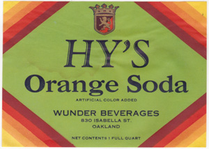 Hy's Orange Soda